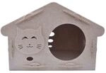 Aum&uuml;ller Katzenhaus Feli dunkelgrau 60x38x40 cm