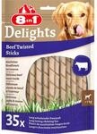 8in1 Hundesnack Delights Beef Twisted Sticks 35 St&uuml;ck