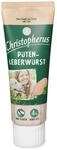 Christopherus Hundesnack Putenleberwurst 75g