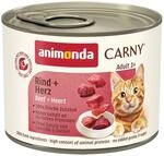 animonda Carny Adult Rind und Herz 6x200g