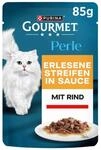 GOURMET Perle Erlesene Streifen in Sauce mit Rind 26x85g