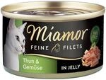Miamor Katzenfutter Feine Filets in Jelly Thunfisch und Gem&uuml;se 24x100g