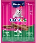 Vitakraft Cat-Stick mini Ente und Kaninchen 5x3 St&uuml;ck