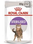 ROYAL CANIN STERILISED Nassfutter in So&szlig;e f&uuml;r kastrierte Katzen 12x85g