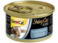 GimCat ShinyCat in Jelly 24x70g Thunfisch mit Garnelen