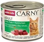 animonda Carny Adult Rind, Pute und Kaninchen 6x200g