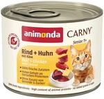 animonda Carny Senior Rind, Huhn mit K&auml;se 6x200g