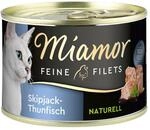 Miamor Feine Filets Naturell Skipjack-Thunfisch 12x156g