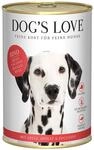 Dog's Love Classic Rind mit Apfel, Spinat und Zucchini 6x400g