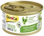 GimCat Superfood ShinyCat Duo H&uuml;hnchenfilet mit &Auml;pfeln 24x70g