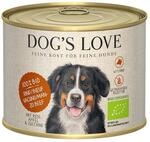Dog's Love Bio Rind mit Reis, Apfel und Zucchini 6x200g