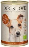 Dog's Love Bio Rind mit Reis, Apfel und Zucchini 6x400g