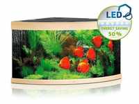 Juwel Komplett Eck-Aquarium Trigon 350 LED ohne Unterschrank helles holz