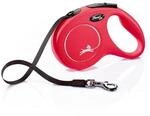 flexi Rollleine New Classic Gurt Rot S / 5 m