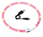 Karlie Visio Light LED Leuchthalsband pink