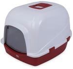 Katzentoilette Eclipse L - 56x70x46cm rot