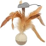 Trixie Steh-auf-Federball aus Pl&uuml;sch 15cm