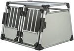 Trixie Doppel-Transportbox Aluminium M-L 93&times;64&times;88 cm