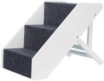 Trixie Heimtiertreppe, 3-stufig verstellbar - wei&szlig;