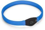 Karlie Visio Light LED Leuchthalsband Langhaar blau
