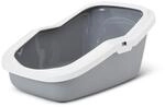 SAVIC Katzentoilette Aseo wei&szlig; / grau