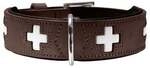 Hunter Halsband Swiss nickel braun/schwarz 70/L-XL