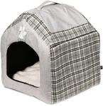 Trixie Kuschelh&ouml;hle Silas 40&times;45&times;40cm grau/creme