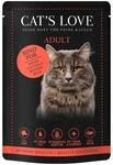 Cat's Love Nassfutter Rind Pur mit Distel&ouml;l und L&ouml;wenzahn 12x85g