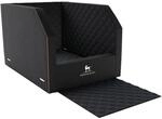 Knuffelwuff Cargo Hunde Auto Transportbox f&uuml;r den R&uuml;cksitz Schwarz 60 x 105 x 50cm