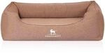 Knuffelwuff orthop&auml;disches Hundebett Leano Hellbraun M-L