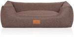 Knuffelwuff Hundebett Lotte Graubraun M-L 85x63cm