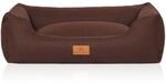 Knuffelwuff Hundebett Lotte Braun M-L 85x63cm
