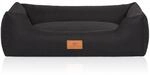 Knuffelwuff Hundebett Lotte Schwarz M-L 85x63cm