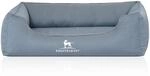 Knuffelwuff orthop&auml;disches Hundebett Leon Hellblau M-L 85x63cm