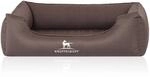 Knuffelwuff orthop&auml;disches Hundebett Leon Graubraun M 85x63cm