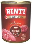 Rinti Singlefleisch Exclusive Ziege Pur 6x800g