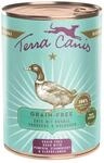 Terra Canis getreidefrei Ente mit K&uuml;rbis, Erdbeeren und Holunder 12x400g