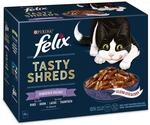 FELIX Tasty Shreds Gemischte Vielfalt 10x80g