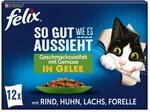 FELIX So gut wie es aussieht in Gelee Gemischte Vielfalt mit Gem&uuml;se 12x85g