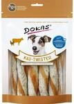 Dokas Kau-Twister Rinderhaut, Pansen und H&uuml;hnerbrustfilet 200g