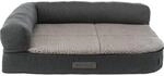 Vital Sofa Bendson, eckig, dunkelgrau/hellgrau 100x80cm