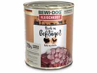 Bewi Dog Hunde-Fleischkost Reich an Geflügel 6x800g