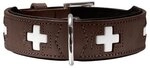 Hunter Halsband Swiss nickel braun/schwarz 65/L