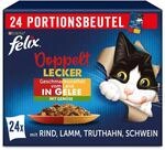 FELIX Doppelt Lecker in Gelee mit Gem&uuml;se vom Land 24x85g