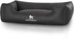 Knuffelwuff Hundebett Milan schwarz XXL 120x85cm