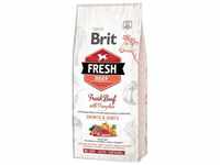 Brit Fresh Dog - Puppy & Junior Large Breed - Beef - Growth & Joints 12kg