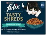 FELIX Tasty Shreds Geschmacksvielfalt aus dem Wasser 10x80g