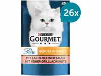 GOURMET Perle Genuss in Sauce mit Lachs 26x85g