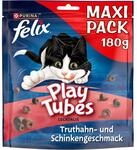 FELIX Play Tubes Katzensnack Truthahn und Schinken 180g