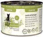 catz finefood Kitten No. 5 Lachs und Gefl&uuml;gel 6x200g